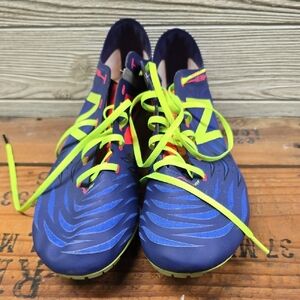 New Balance Men's Blue and Neon Green Athletic Shoes